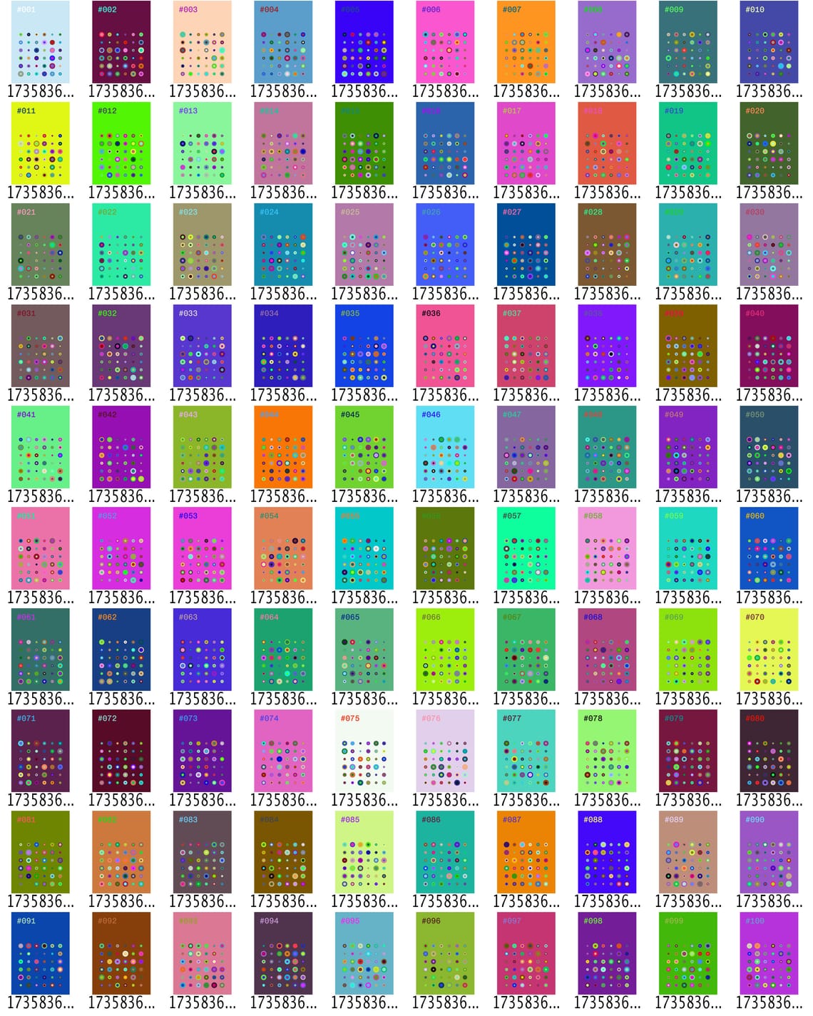 5.2.2 Experimental Cover Design - 100 Variations - Limited Editions