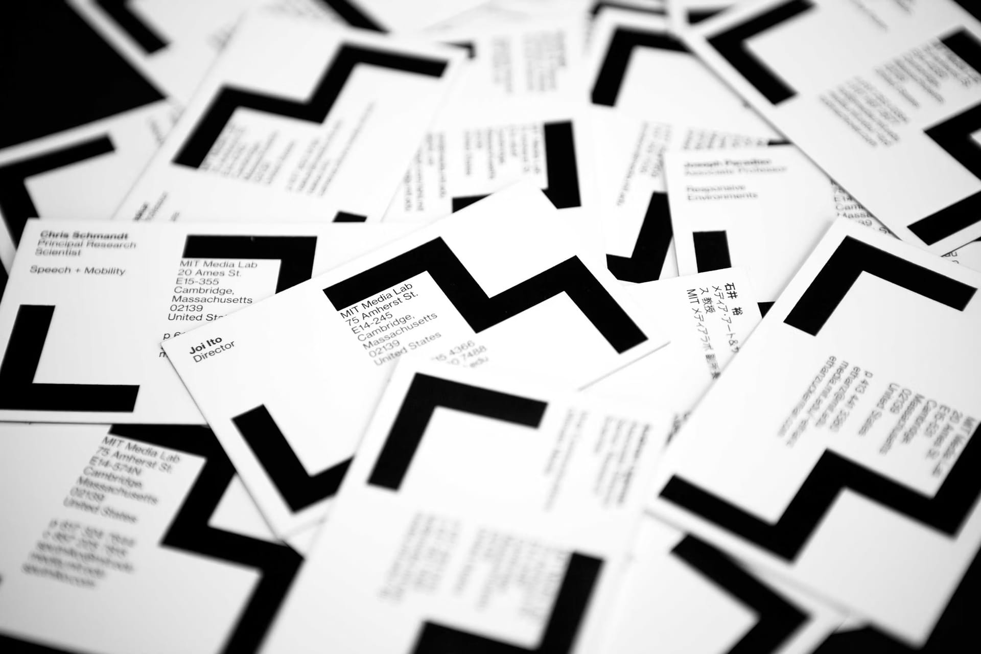 MIT Media Lab visual identity (Pentagram)