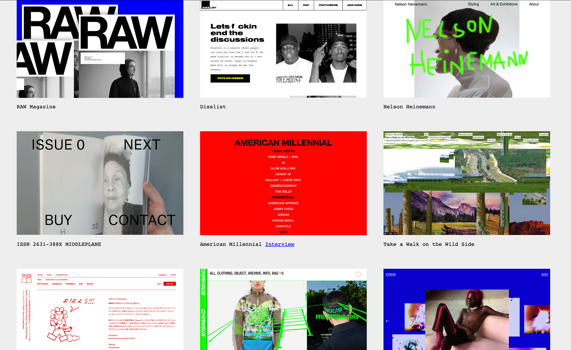 Brutalist websites