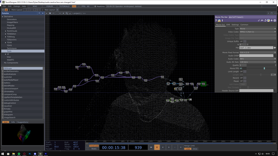 audio reactive - live webcam / liquid visuals